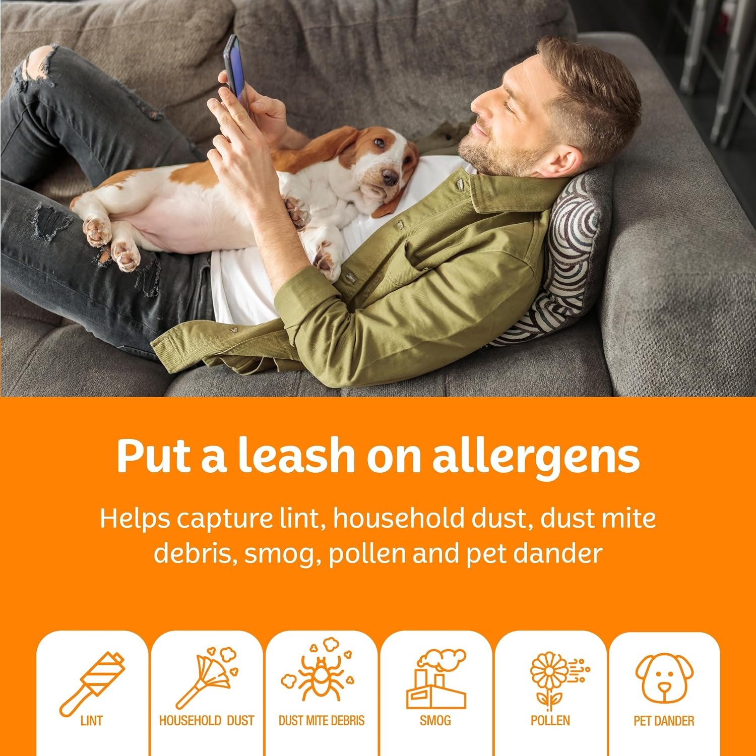 image:imageKleenex Advanced Allergen Air Filter 16x25x1 Inches 11 MERV RATING 4Pack16x20x1