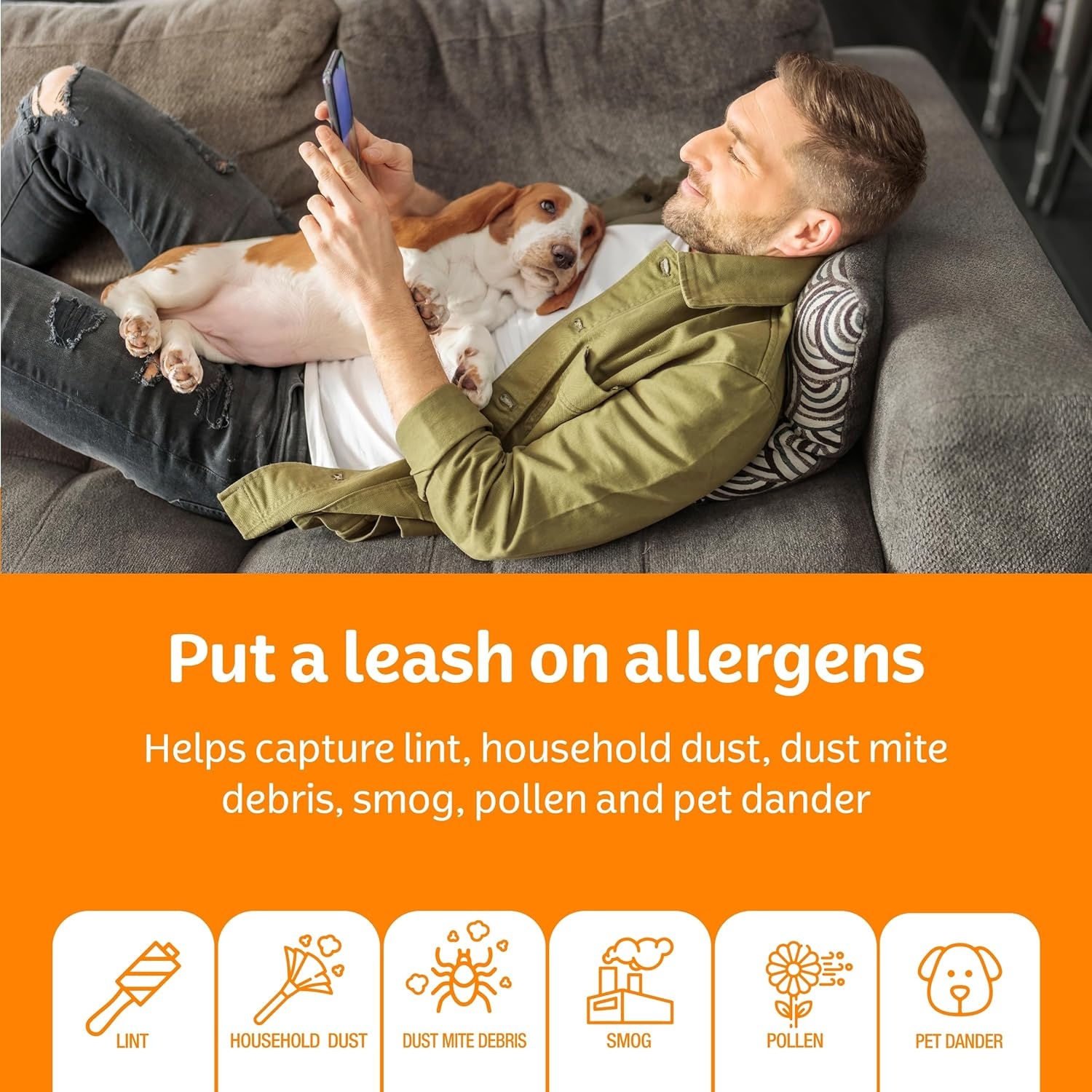 image:imageKleenex Advanced Allergen Air Filter 16x25x1 Inches 11 MERV RATING 4Pack20x30x1