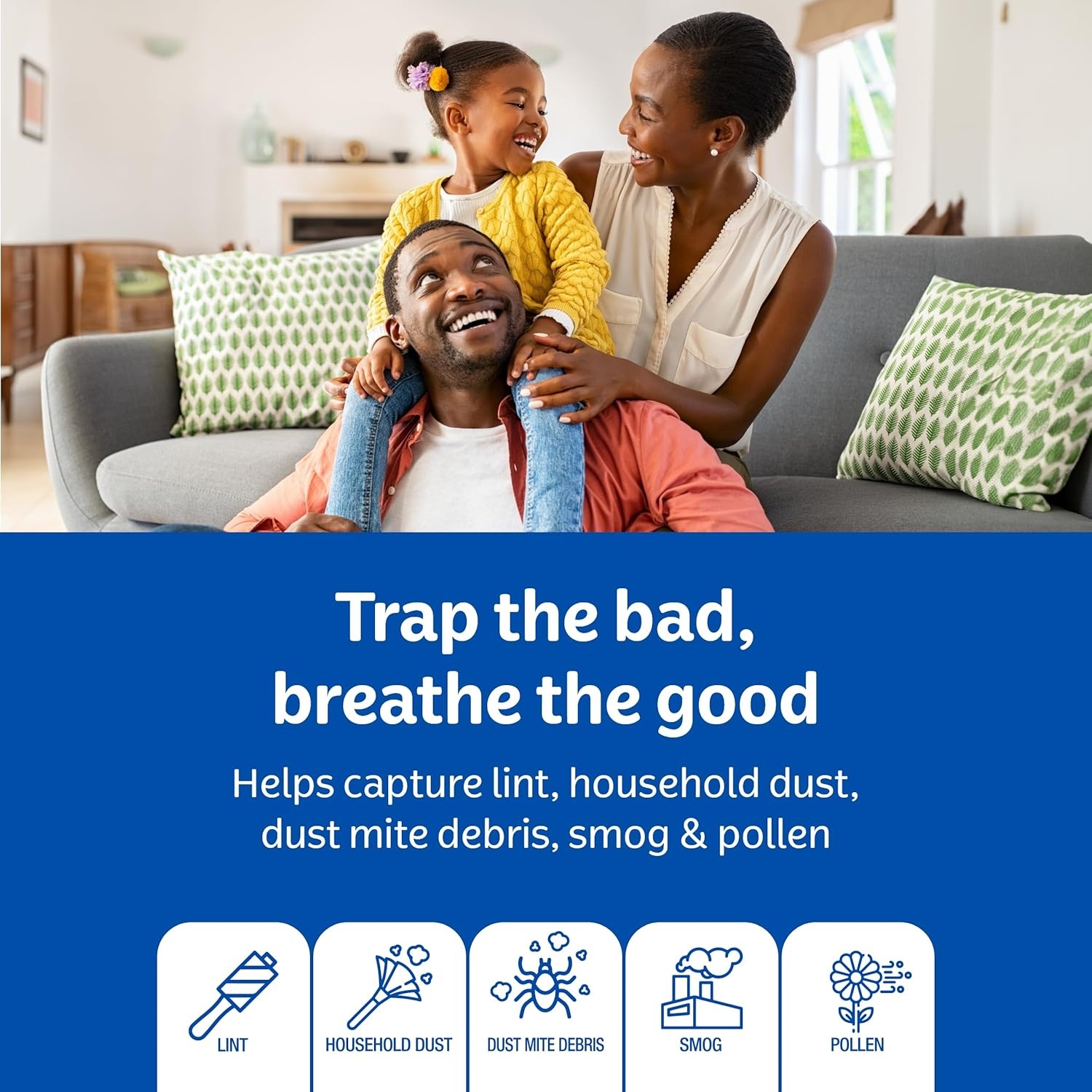 image:imageKleenex Allergen Air Filter 16x25x1 Inches 8 MERV RATING 4Pack20x25x1