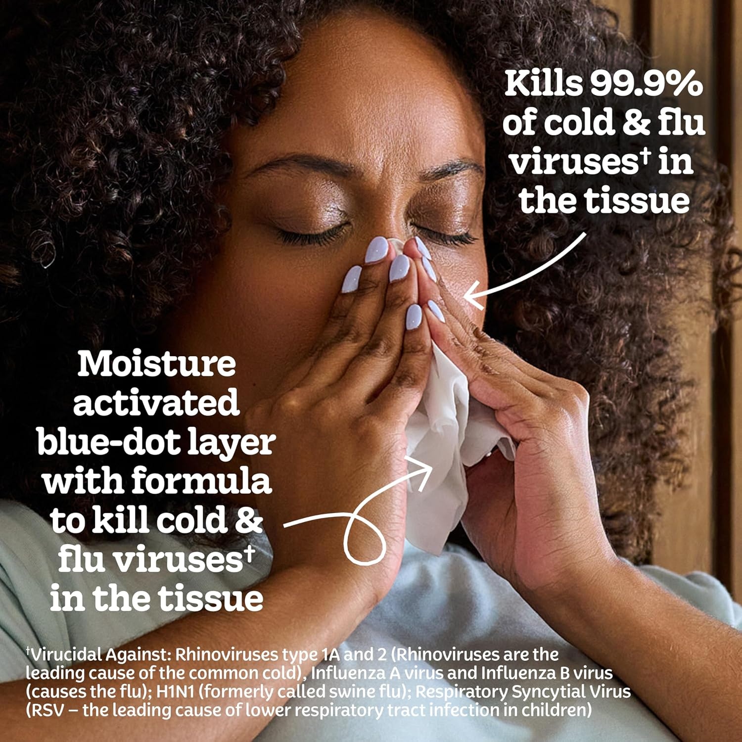 image:imageKleenex AntiViral Facial Tissues 6 Cube Boxes 55 Tissues per Box 3Ply 330 Total Packaging May VaryWhite