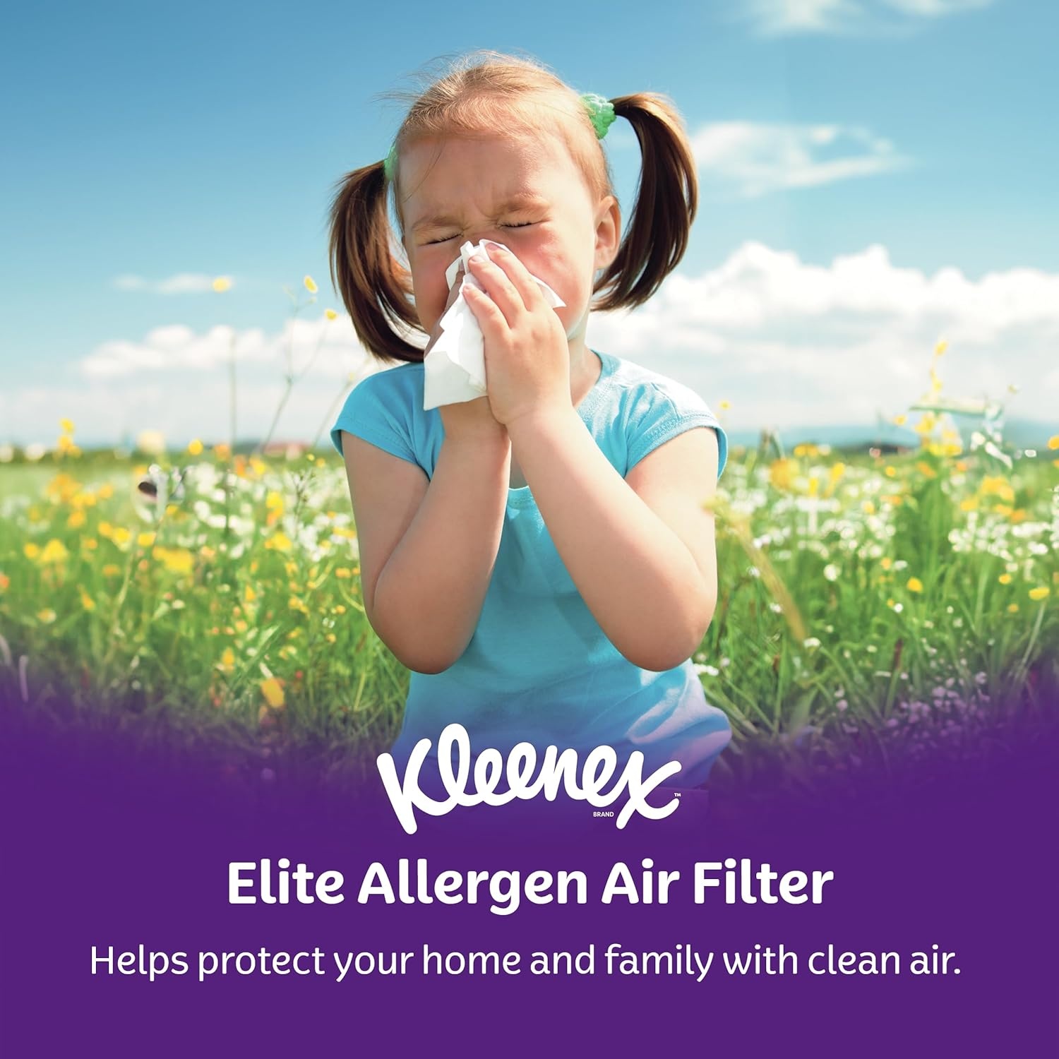 image:imageKleenex Elite Allergen Air Filter 16x25x1 Inches 13 MERV RATING 2Pack20x30x1