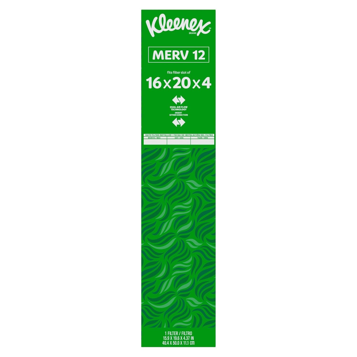 image:imageKleenex Elite Allergen Air Filter 20x25x4 Inches 12 MERV RATING 2Pack16x20x4