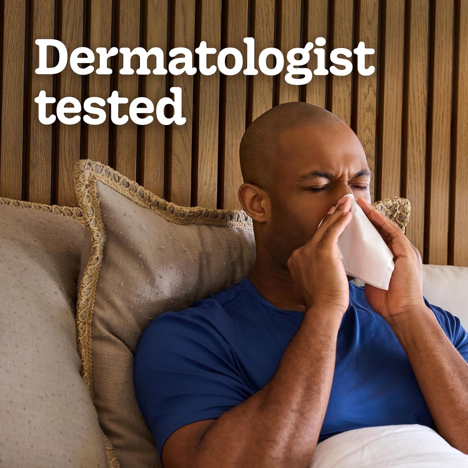image:imageKleenex Lotion Facial Tissues with Coconut Oil 8 Cube Boxes 80 Tissues Per Box 3PlyWhite