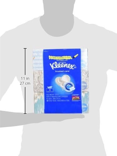 image:imageKleenex Trusted Care Facial Tissues 8 Flat Boxes 200 Tissues per Box 2Ply Packaging May VaryA4016