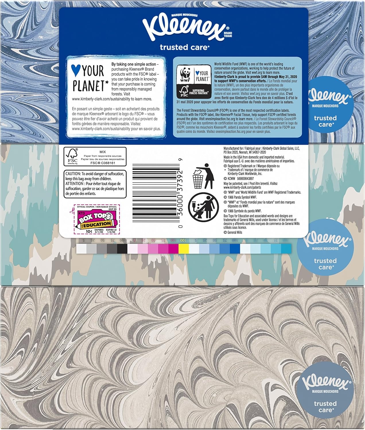 image:imageKleenex Trusted Care Facial Tissues 8 Flat Boxes 200 Tissues per Box 2Ply Packaging May VaryA4016