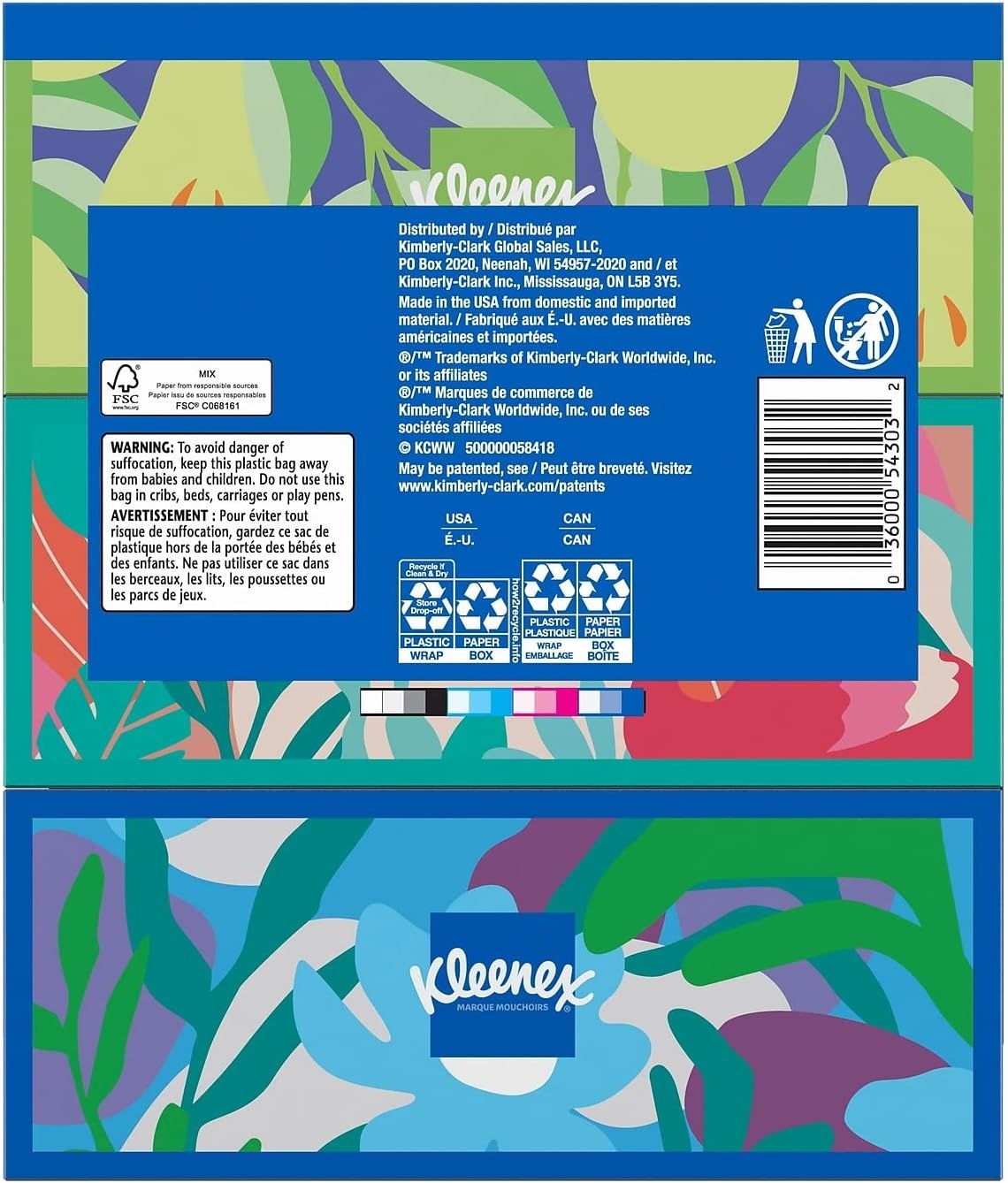 image:imageKleenex Trusted Care Facial Tissues 8 Flat Boxes 200 Tissues per Box 2Ply Packaging May VaryWhite