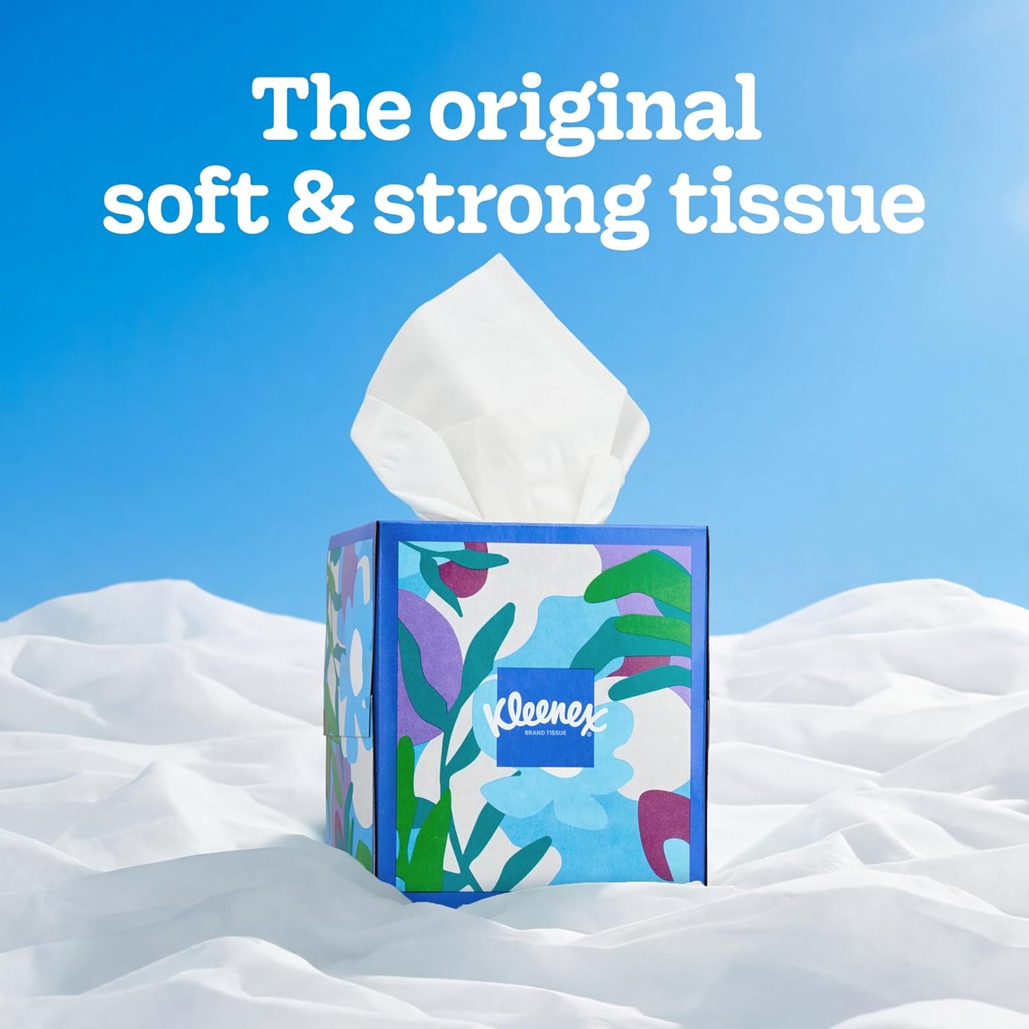 image:imageKleenex Trusted Care Facial Tissues 8 Flat Boxes 200 Tissues per Box 2Ply Packaging May VaryWhite