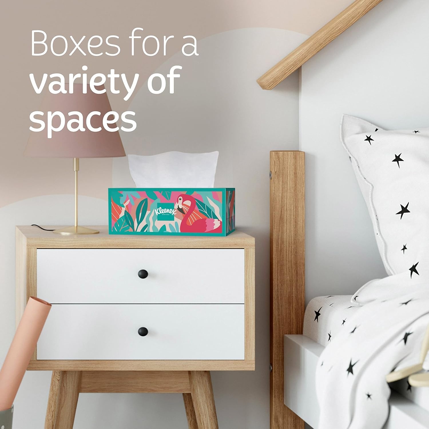image:imageKleenex Trusted Care Facial Tissues 8 Flat Boxes 200 Tissues per Box 2Ply Packaging May VaryWhite