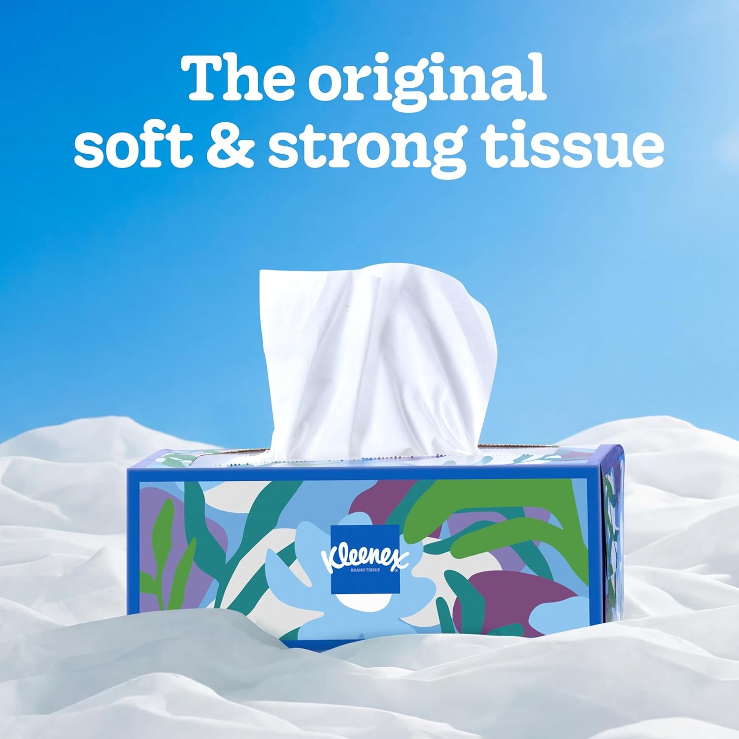 image:imageKleenex Trusted Care Facial Tissues 8 Flat Boxes 200 Tissues per Box 2Ply Packaging May VaryWhite