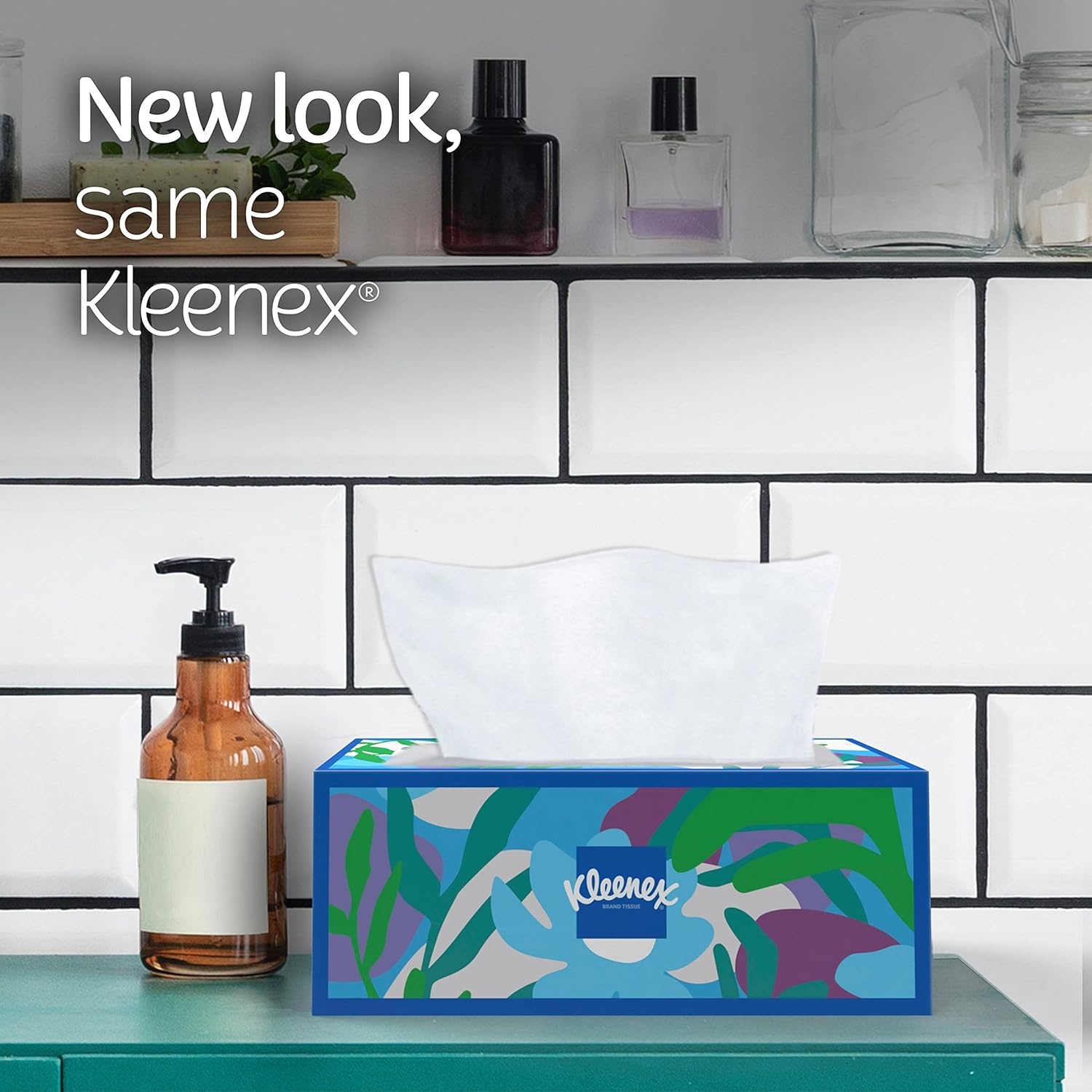 image:imageKleenex Trusted Care Facial Tissues 8 Flat Boxes 200 Tissues per Box 2Ply Packaging May VaryWhite