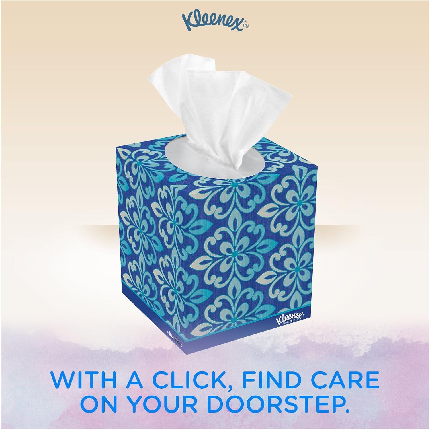 image:imageKleenex Ultra Soft Facial Tissues 8 Flat Boxes 180 Tissues per Box 3Ply Packaging May Vary120 Count Pack of 1