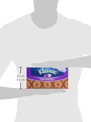 image:imageKleenex Ultra Soft Facial Tissues 8 Flat Boxes 180 Tissues per Box 3Ply Packaging May Vary120 Count Pack of 1