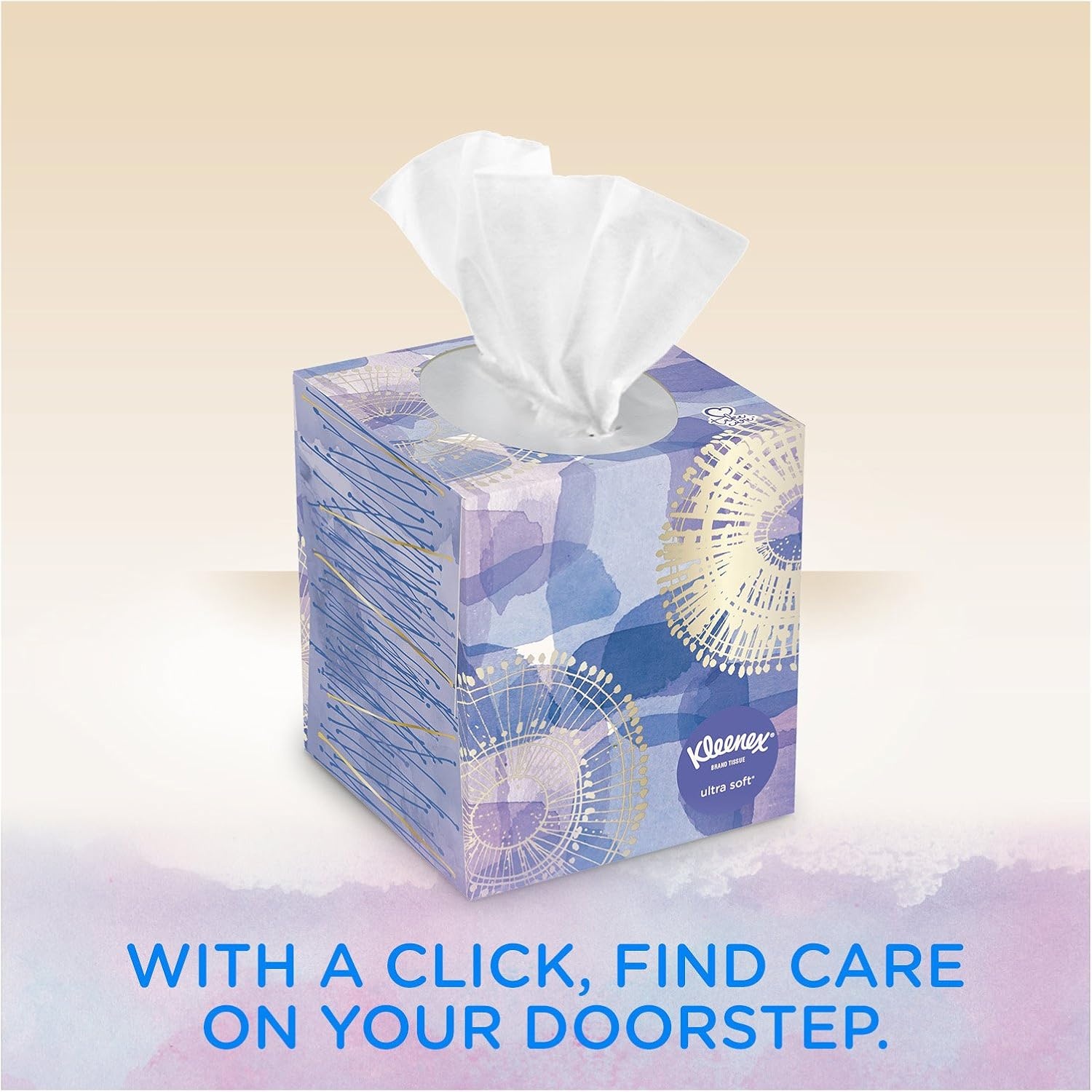 image:imageKleenex Ultra Soft Facial Tissues 8 Flat Boxes 180 Tissues per Box 3Ply Packaging May Vary170 Count Pack of 6