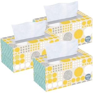 Kleenex Trusted Care Facial Tissues, 8 Flat Boxes, 200 Tissues per Box, 2-Ply, Packaging May Vary(Multicolor)